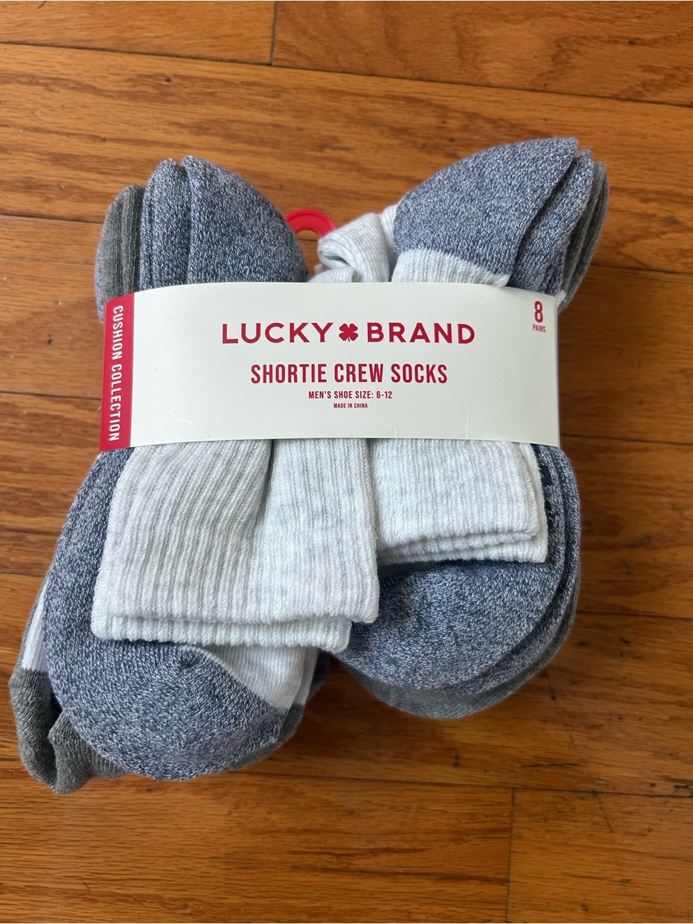 Lucky Brand men’s Shortie Crew Socks 8 pack